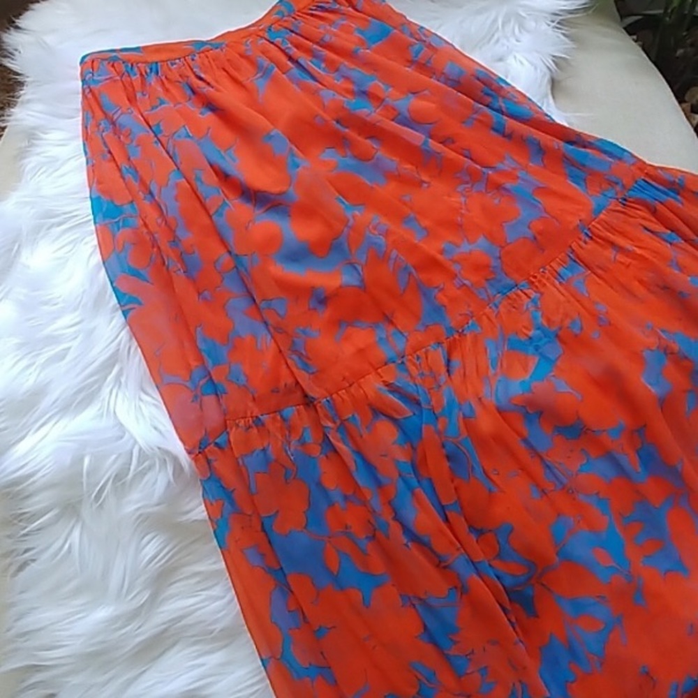 H&M floral maxi skirt